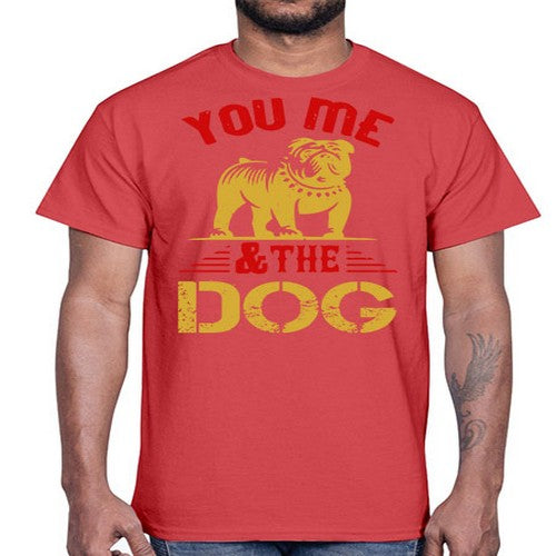 You Me The Dog Style 140#- dogs- Cotton Tee