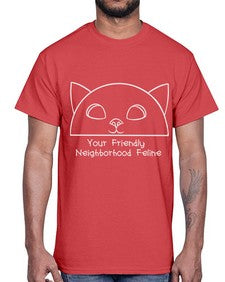 Your Friendly Neighborhood- cats- Cotton Tee