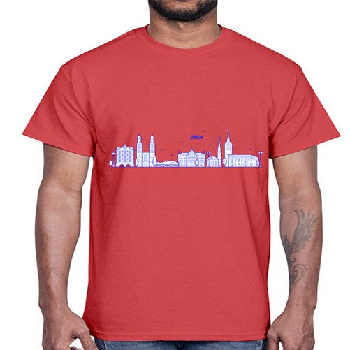 Zurich 2167#- cities- Cotton Tee