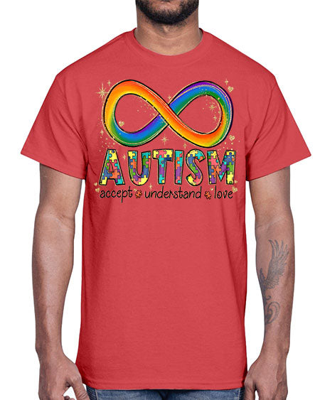 accept love understand autism- autism- Cotton Tee