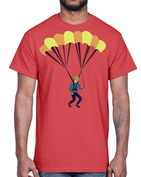 all in one 08#- parachute- Cotton Tee