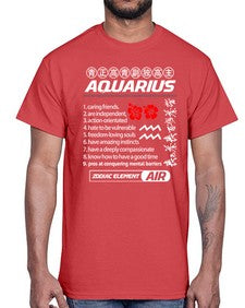 aquarius 85#- aquarius- Cotton Tee
