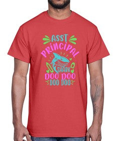 asst principal shark doo doo 4#- principal- Cotton Tee