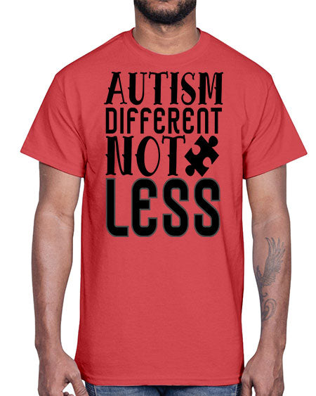 autism different not less Style 6#- autism- Cotton Tee