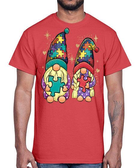 autism gnomes- autism- Cotton Tee