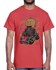 baby driver hnm 245#- art pop art- Cotton Tee