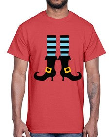 bluewitchlegs 47#- witch- Cotton Tee