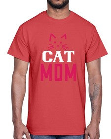 cat mom Style 34#- cats- Cotton Tee