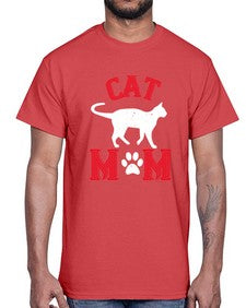 cat mom Style 35#- cats- Cotton Tee