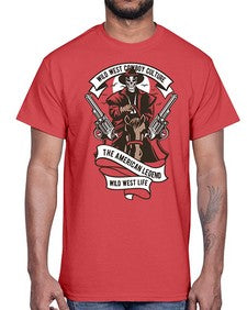 cowboy 351#- western- Cotton Tee