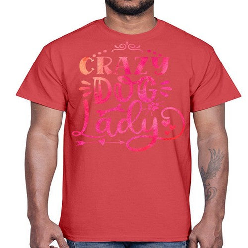 crazy dog lady 71#- dogs- Cotton Tee