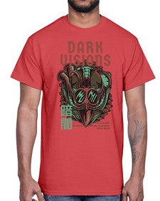 dark visions 367#- art pop art- Cotton Tee