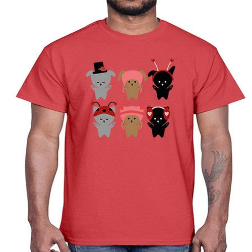 dogs 138#- dogs- Cotton Tee