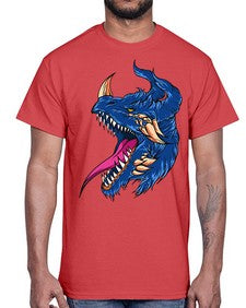 dragon 173#- dragon- Cotton Tee