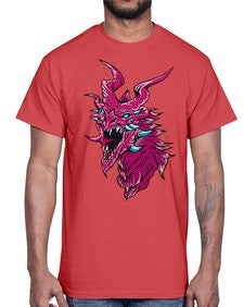 dragon 177#- dragon- Cotton Tee