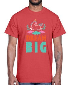 dream big 102#- unicorn- Cotton Tee