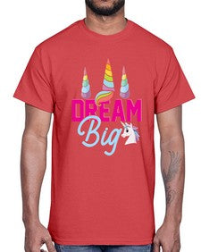 dream big 103#- unicorn- Cotton Tee
