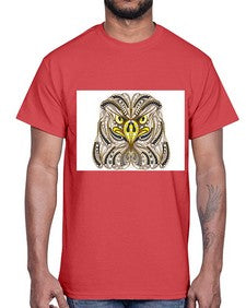 ethnic eagle 421#- mandala- Cotton Tee