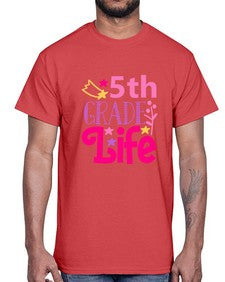 fifth grade life 78#- fifth grade- Cotton Tee