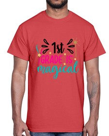first grade is magical 140#- first grade- Cotton Tee