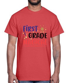 first grade magical 149#- first grade- Cotton Tee