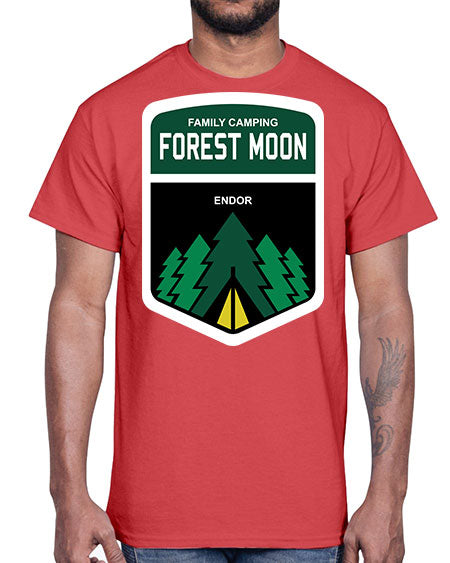 forest moon 8#- moon- Cotton Tee