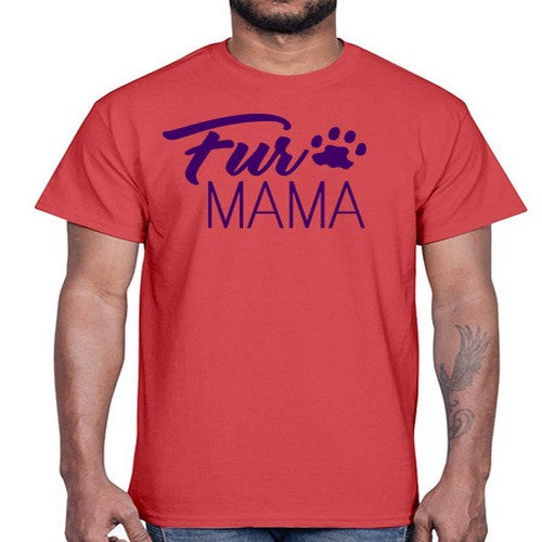 fur mama- dogs- Cotton Tee
