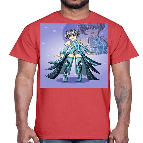 game of beautiful girl140#- anime- Cotton Tee