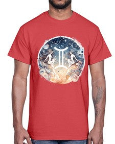 gemini 247#- gemini- Cotton Tee