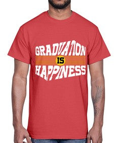 graduation is happiness 223#- graduation- Cotton Tee
