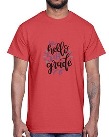 hello fifth grade 262#- fifth grade- Cotton Tee