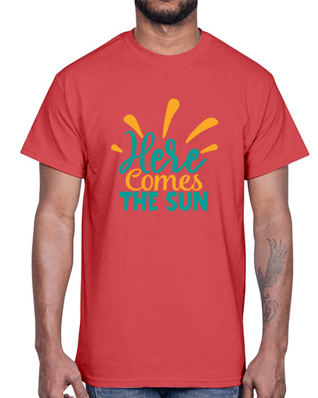 here comes the sun Style 95#- summer- Cotton Tee