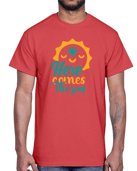 here comes the sun Style 96#- summer- Cotton Tee