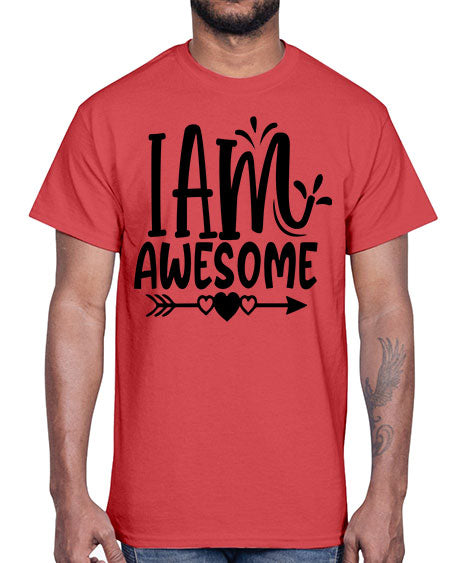 i am awesome Style 19#- autism- Cotton Tee