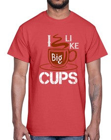 i like big cup 224#- cooking- Cotton Tee