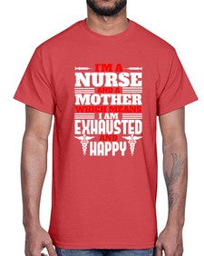 im a nurse and a mother Style 959#- nurse- Cotton Tee