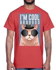 im cool bro 637#- art pop art- Cotton Tee