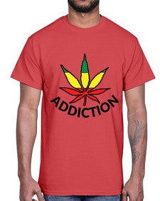 jamacian cannabis 685#- marijuana- Cotton Tee