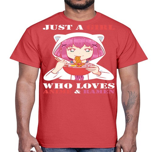 just a girl who loves anime and ramen258#- anime- Cotton Tee
