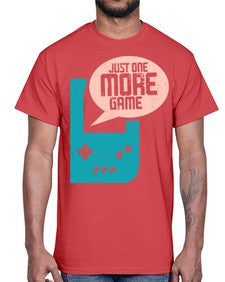 just one more game 131#- video games- Cotton Tee