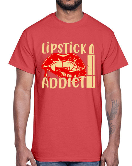 lipstick addict Style 197#-makeup Cotton Tee