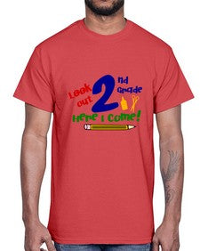 look out second grade 509#- second grade- Cotton Tee