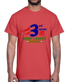 look out third grade 510#- third grade- Cotton Tee