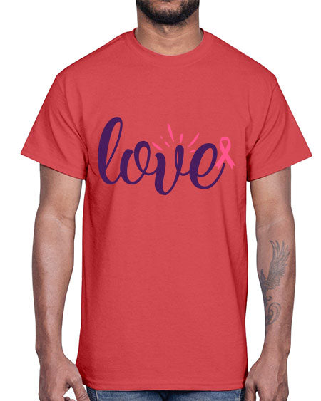 love Style 7#- breast cancer- Cotton Tee