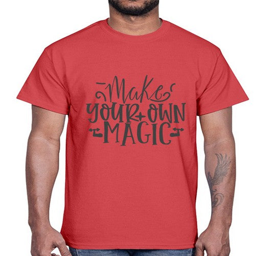 make your own magic Style 86#- motivation- Cotton Tee