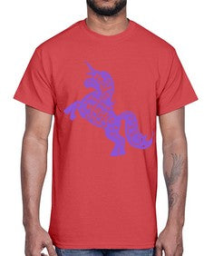 make your own magic colored 283#- unicorn- Cotton Tee