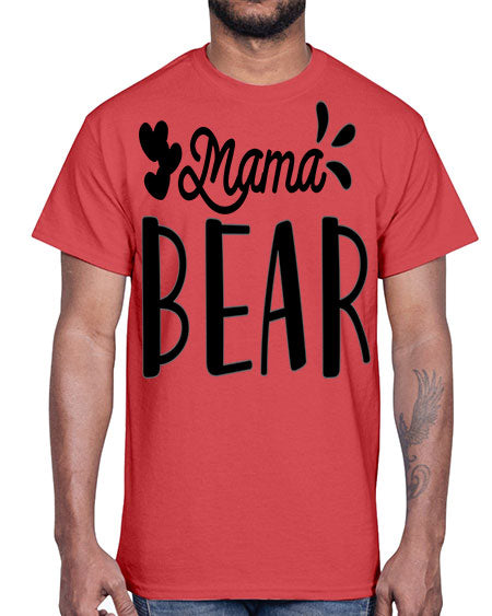 mama bear 171#- bears - animals- Cotton Tee