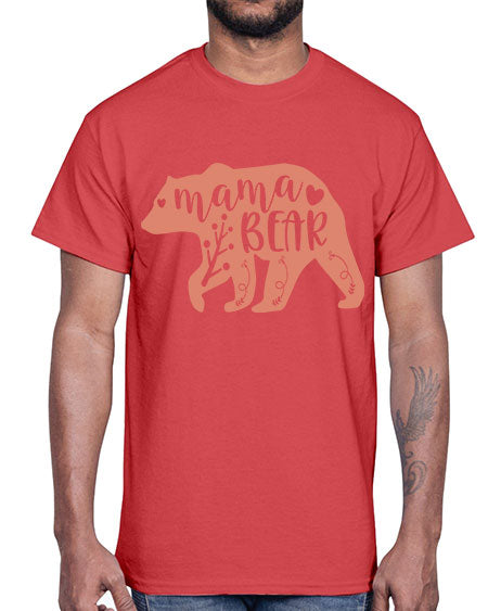mama bear 179#- bears - animals- Cotton Tee