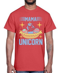 mama unicorn 295#- unicorn- Cotton Tee
