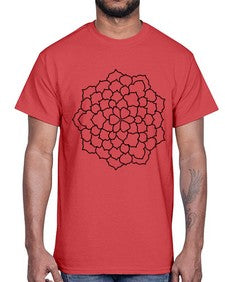 mandala 796#- mandala- Cotton Tee